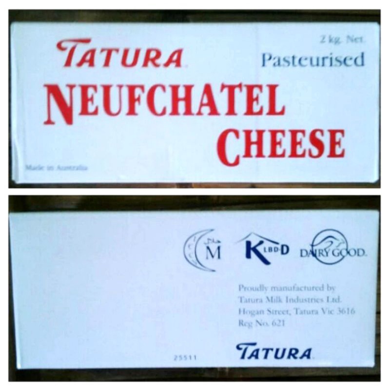 

tatura neufchatel cream cheese 2 kg / tatura cream cheese 2kg