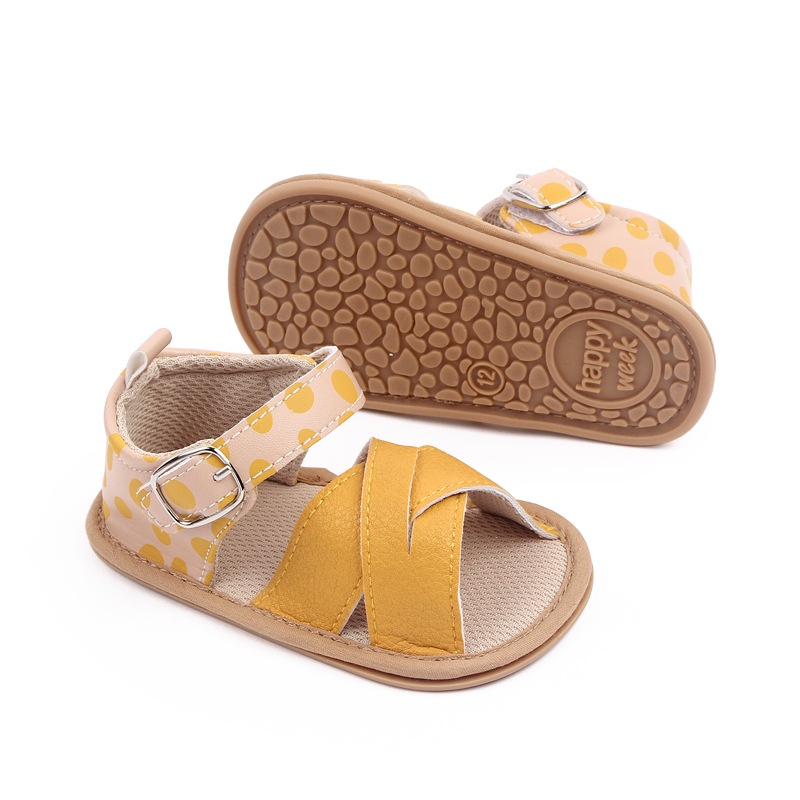 HappyOliver NUDE DOTTY Sepatu prewalker bayi dan anak perempuan newborn 0-18 bulan