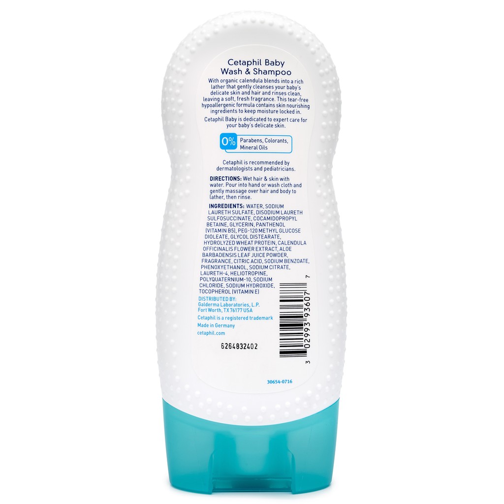 Cetaphil Baby Gentle Wash &amp; Shampoo (Tersedia varian ukuran)