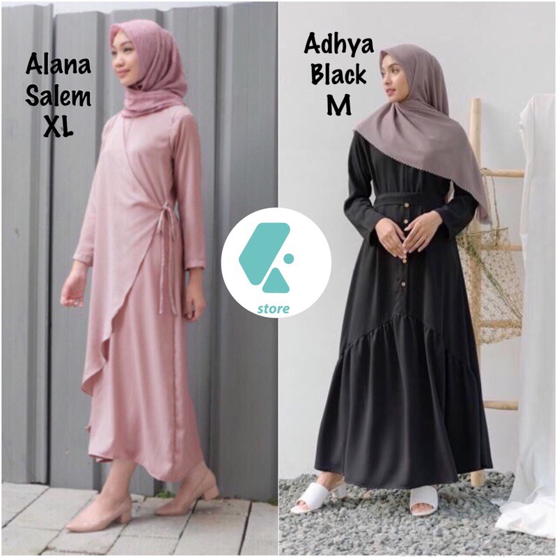 ALANA ADYHA DRESS BY VANILLA HIJAB | DRESS MUSLIM
