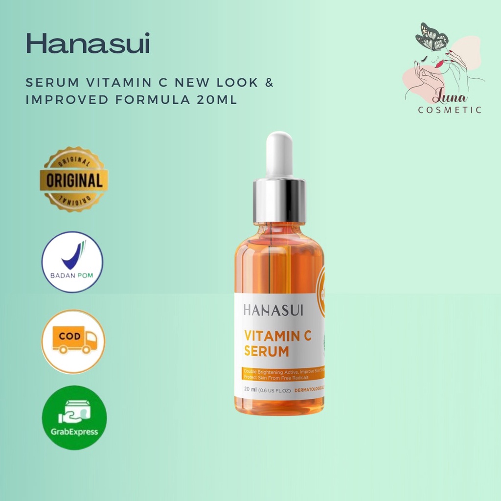 Hanasui Serum Vitamin C New Look &amp; Improved Formula 20ml BPOM