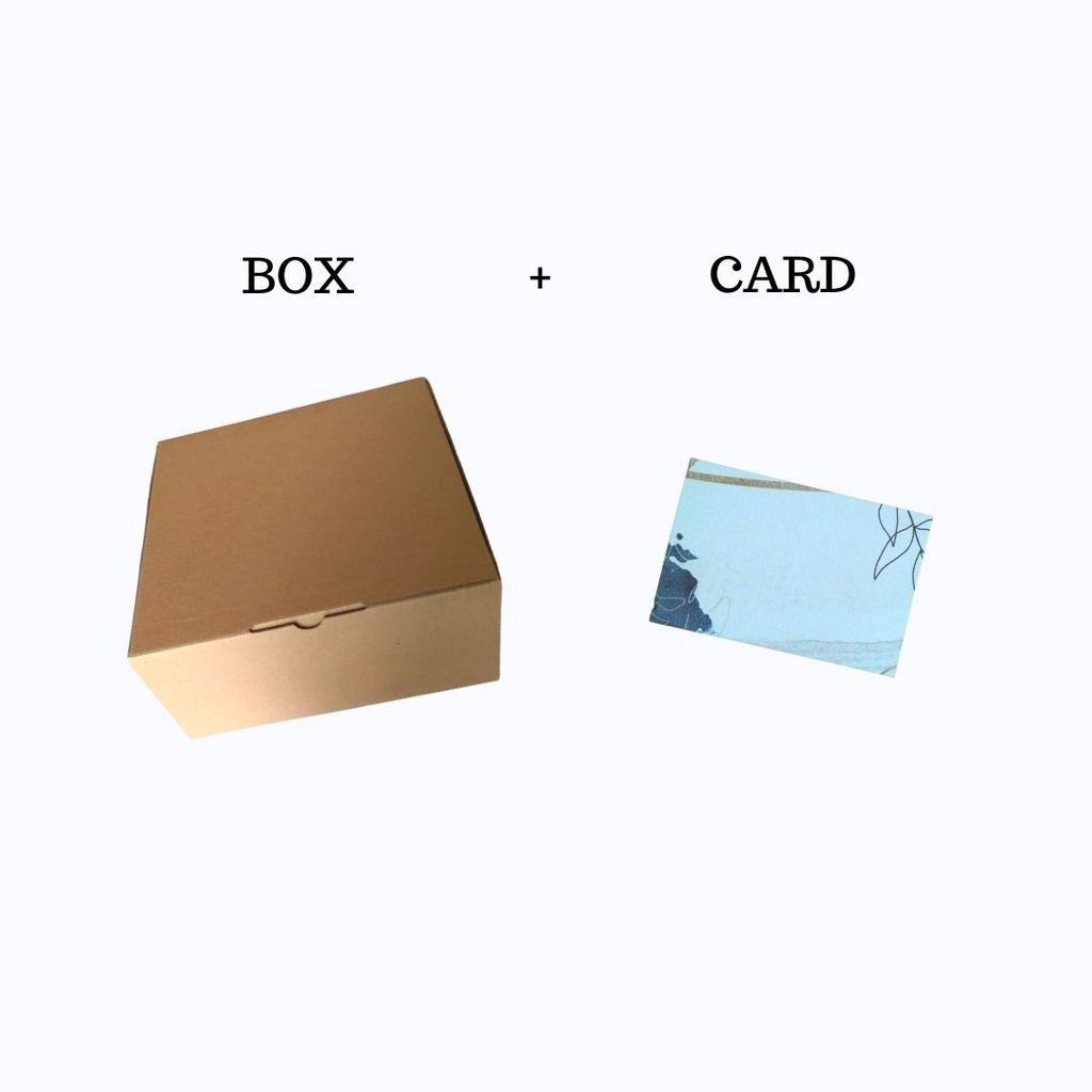 

Kotak box hampers dan kartu ucapan