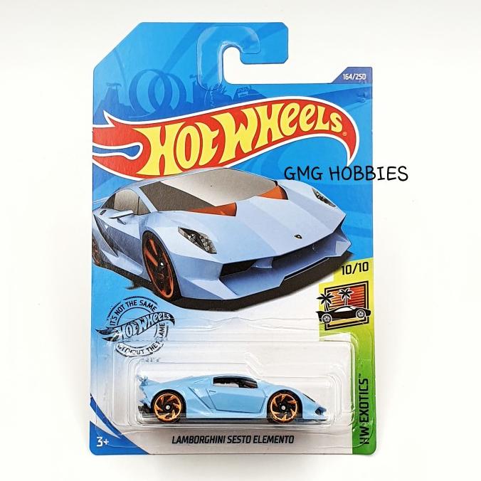 Lamborghini Sesto Elemento Exotics Hot Wheels Hotwheels Diecast Mobil