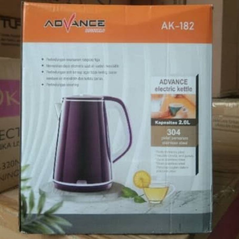 Advance Electric Kettel 2 Liter / Teko Listrik AK-182