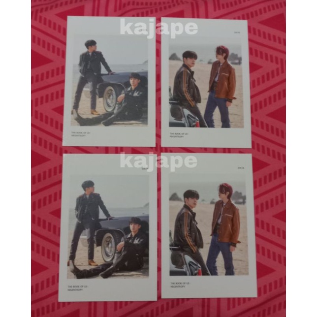 Day6 postcard cartoon negentropy dowoon jae wonpil sungjin