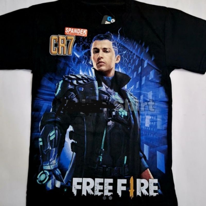 Baju FF Free Fire Distro Kaos Anak Laki Laki Games CR7