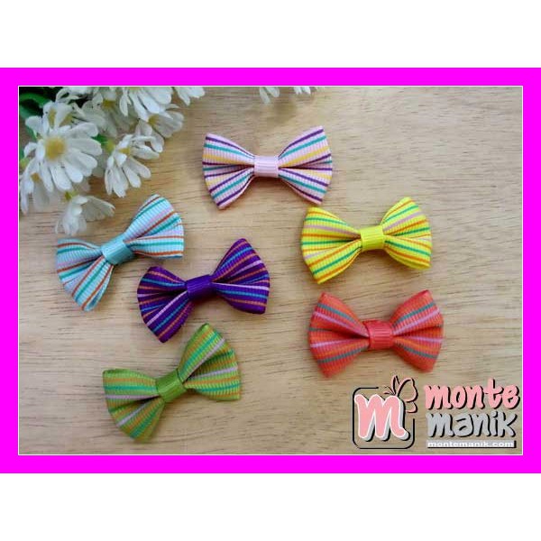 

Bahan Craft Aplikasi Pita Grosgrain Garis Halus - APP-03