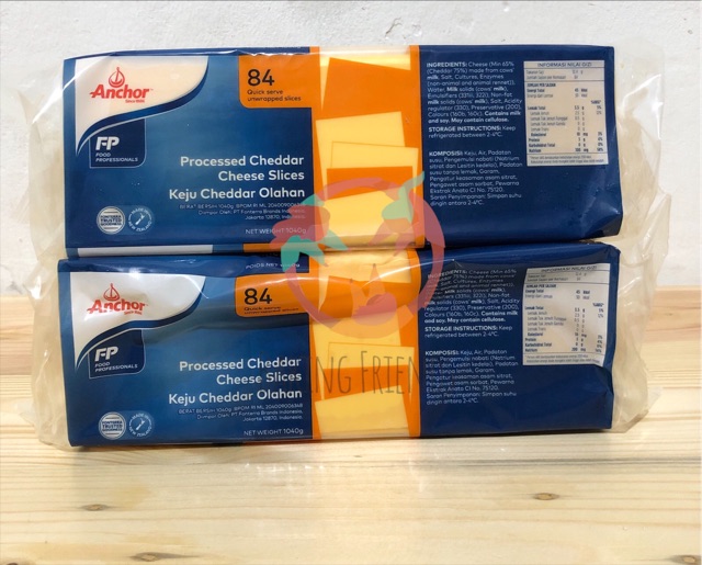 REPACK! ANCHOR RED CHEDDAR CHEESE SLICE