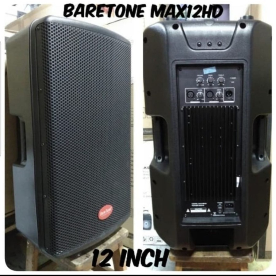 Paket Sound system baretone 12 inch Max 12hd Mixer 6 channel samson6