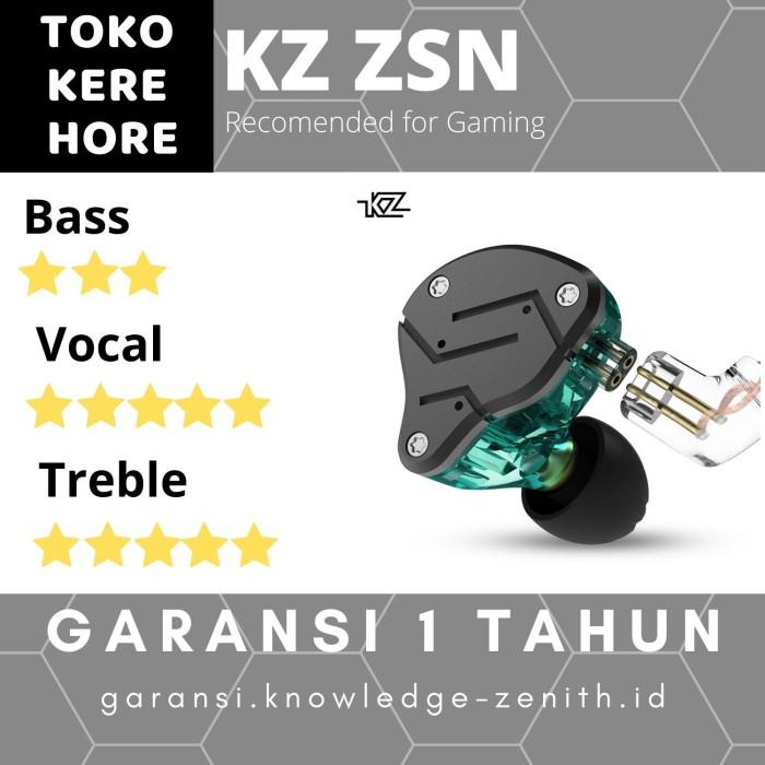 Knowledge Zenith Kz Zsn - In Ear Earphone - Hybrid Dual Driver