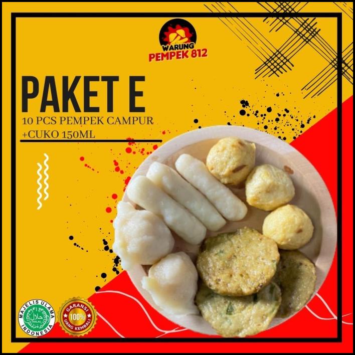 

Pempek Frozen Lapanduobelas Paket E (10 Pempek Mix) Free 1 Botol Cuko