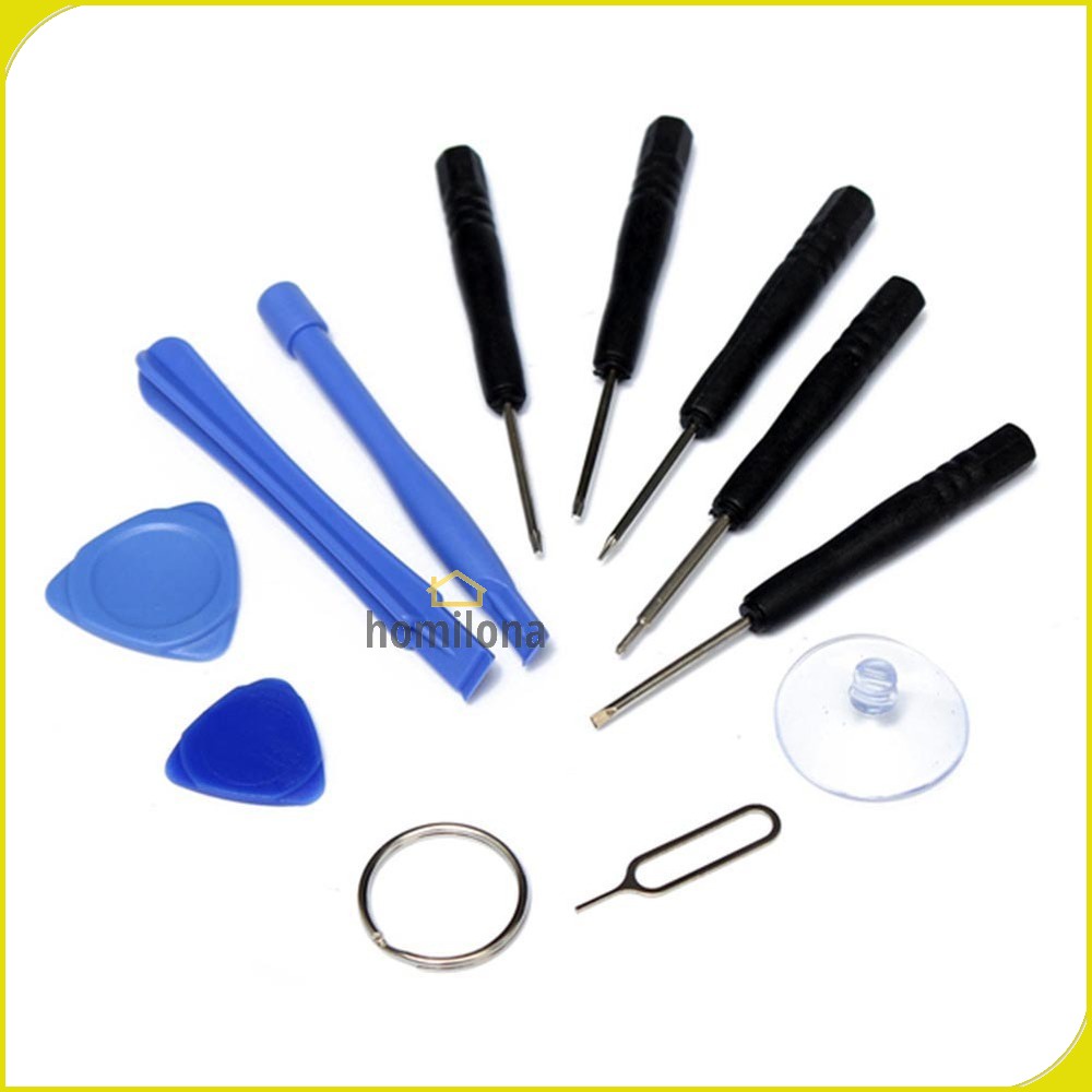 Peralatan Reparasi Smartphone 11 in 1 Repair Tools Set - Alloet W3011 - Black