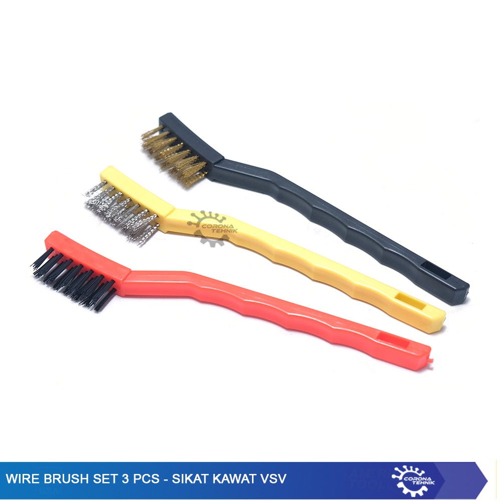 Sikat Kawat VSV - Wire Brush Set 3 Pcs