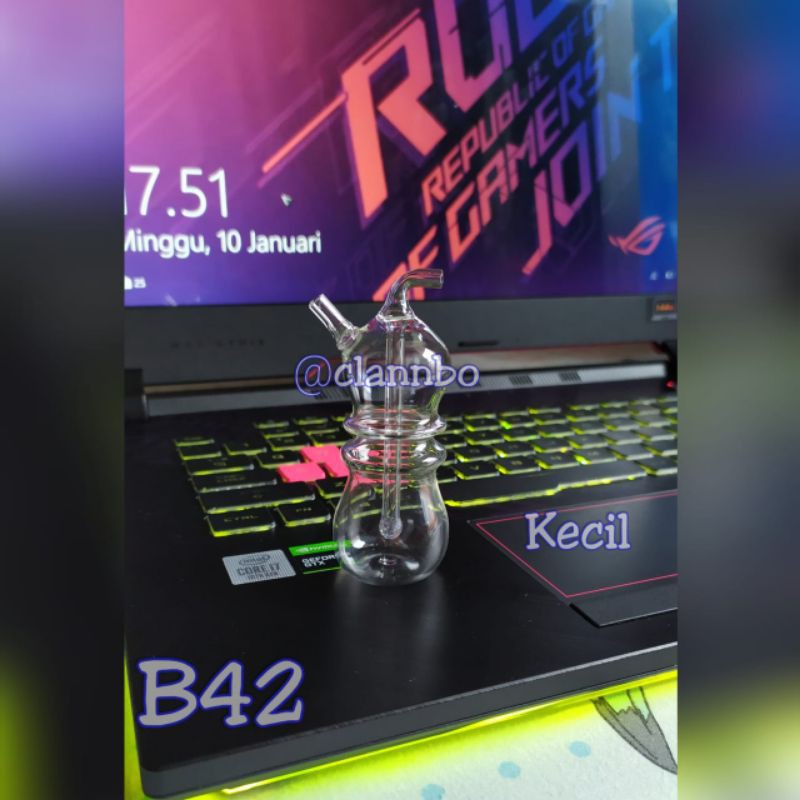 Ready Full Set Tabung Kaca Tipe B042 Toko Accesories Bong
