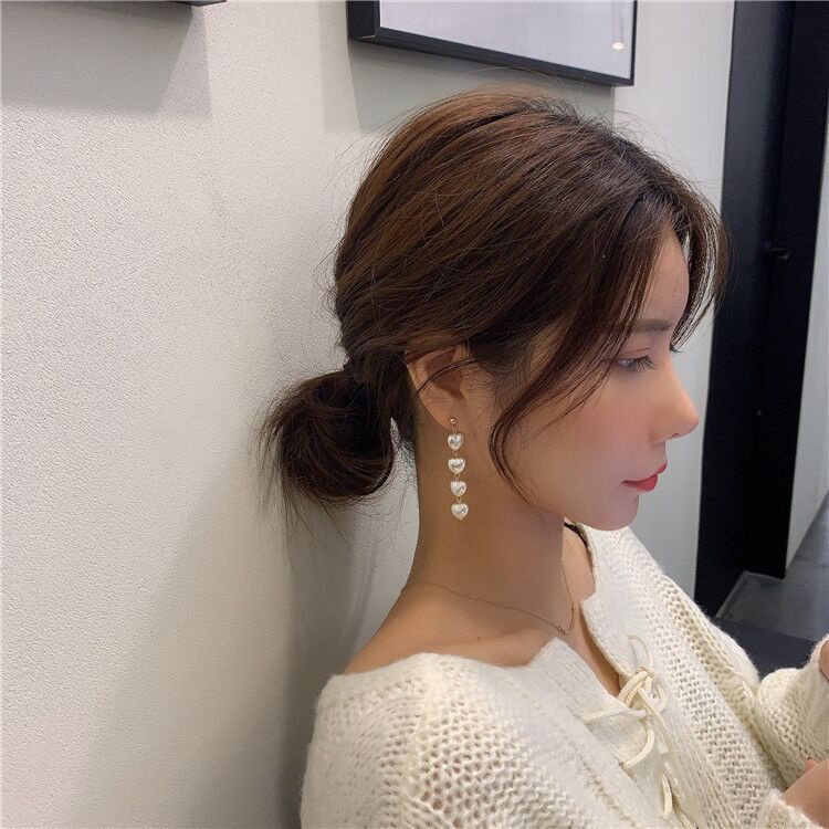 Anting mutiara wanita fashion korea fashion pearl women earrings