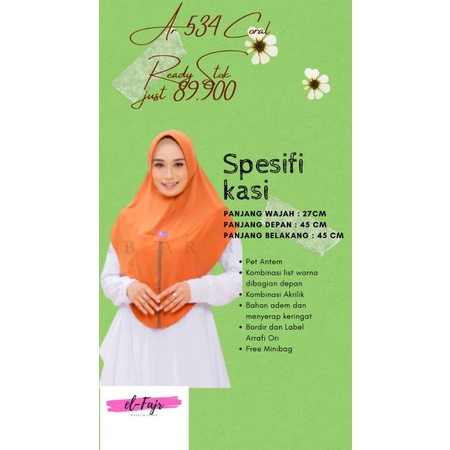 Hijab Terbaru ArRafi 2021 #Ar 534