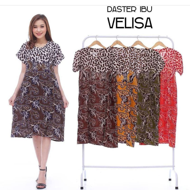 Daster midi/Daster Panjang Selutut Busui Kekinian Non Ruffle