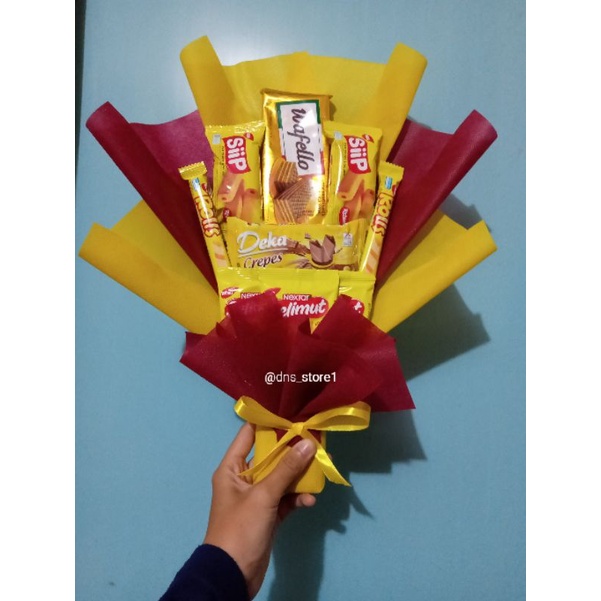 

Restok!!! Bucket Snack serba kuning free kartu ucapan