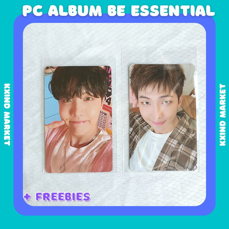 [ READY ] Photocard rapmonster rm BTS BE essential / Album be essential / PC BTS be essential jhope