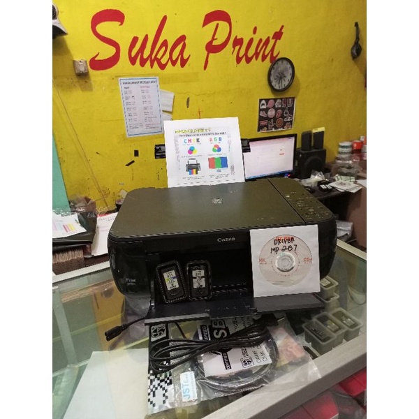 Printer Mp287 Second Siap Pakai, Print, Scan, Copy