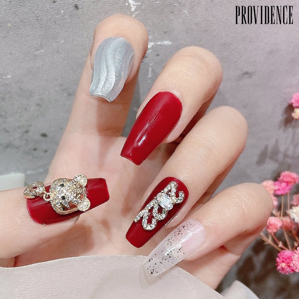 Providence Hiasan Kuku Diy Bentuk Tahun Baru Macan Untuk Nail Art 2022