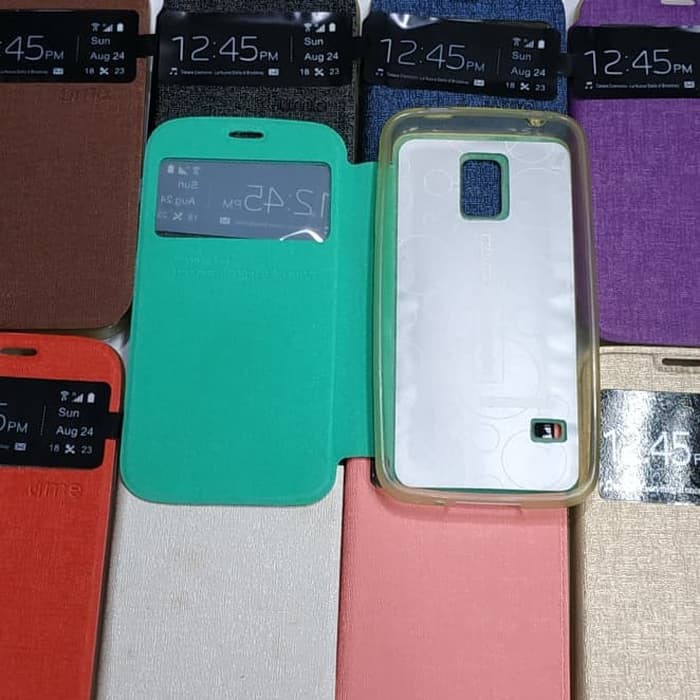 SAMSUNG S5 MINI / G800F sarung flip cover ume/ sarung model buku