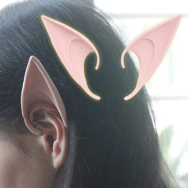 Kuping Elf Panjang Cosplay Peri Elves Ear Kostum Pesta Halloween LOTR