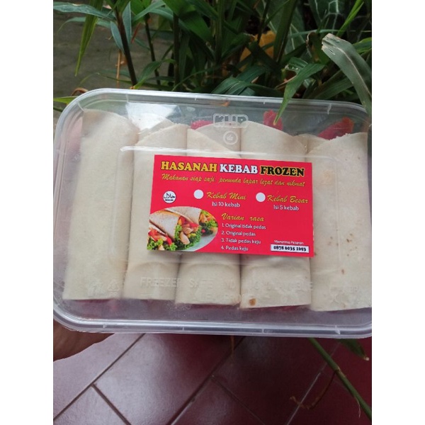 

kebab mini frozen full daging isi 10