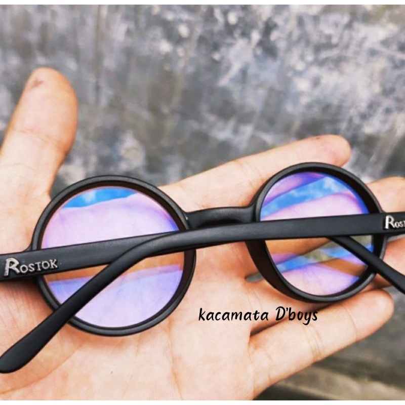 Jual Kacamata Bulat Retro Lensa Blueray Bisa Minus Silinder Dan Normal