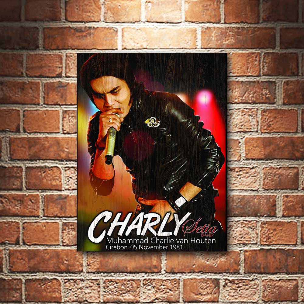 Charly Setia Band ST12 Poster Dekorasi Vintage Pajangan Kayu Hiasan Dinding Walldecor