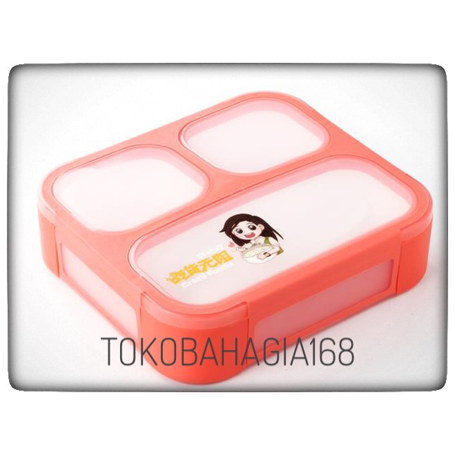 Kotak makan yooyee 633 / lunch box bpa free