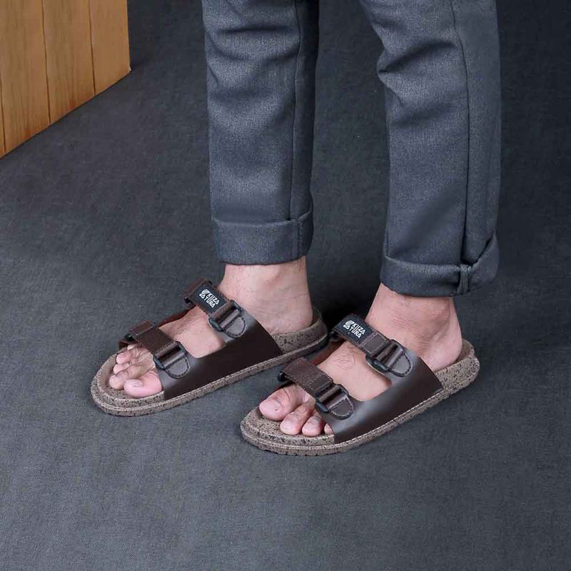 Bos - Sandal Casual Pria Sendal Slide Kasual Terbaru Original Best Lokal Produk Cibadyut Bandung