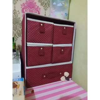  Lemari  kecil  5 in 1 Storage Drawer Laci Multifungsi Box 