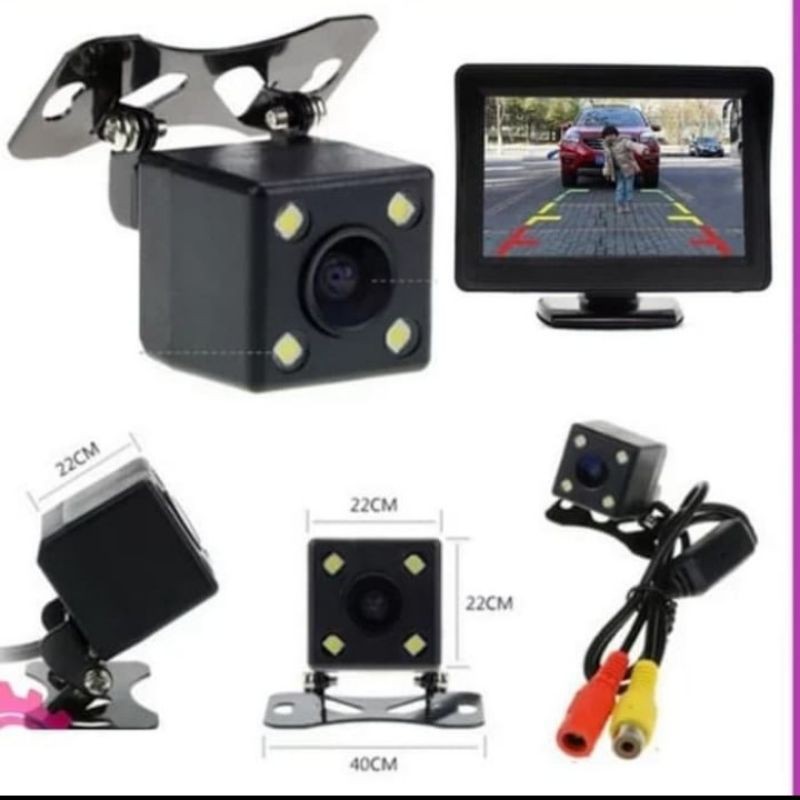 CCD Camera Parkir mundur belakang mobil pajero sport