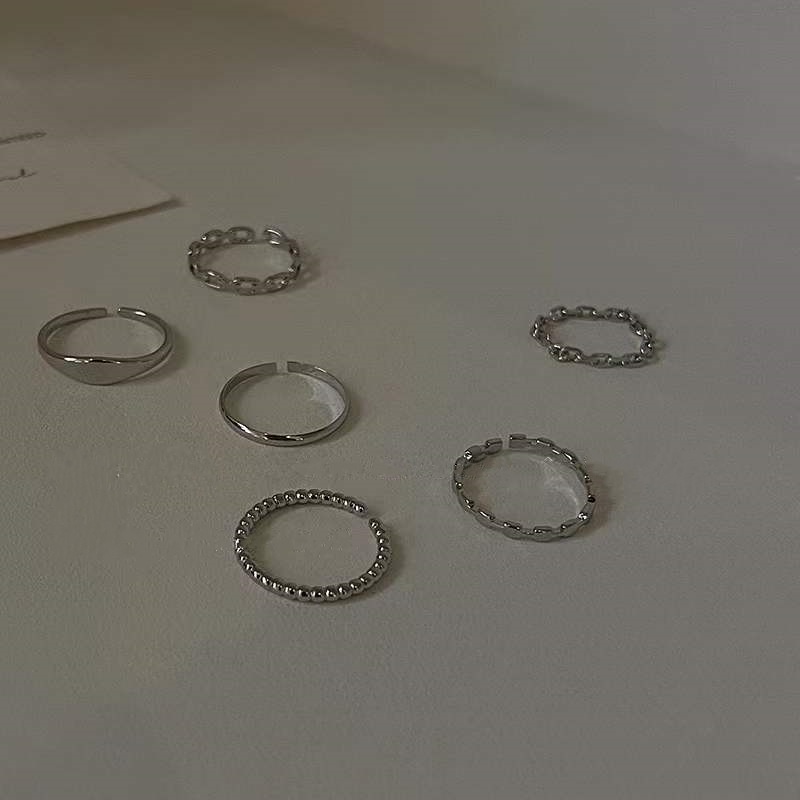 Cincin Jari Telunjuk Model Terbuka Gaya Korea Untuk Wanita