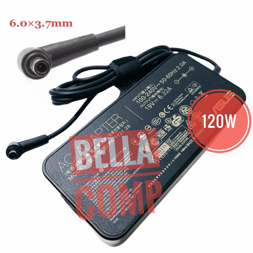 Charger Casan Laptop ASUS TUF Gaming FX505 FX505GD  FX505GE  FX505GD FX505DY FX705DY TUF705GD fx505dd PA-1121-28 19V 6.32A 120W 6.0*3.7mm