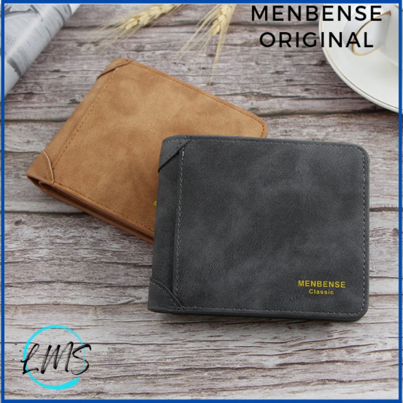 Dompet Pria Terbaru Dompet Lipat Classic Kartu MENBENSE Original MBS-668