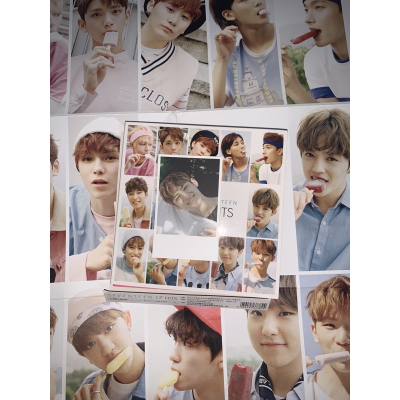 SEVENTEEN TAIWAN ALBUM 17HITS WITH MINGYU PHOTOCARD