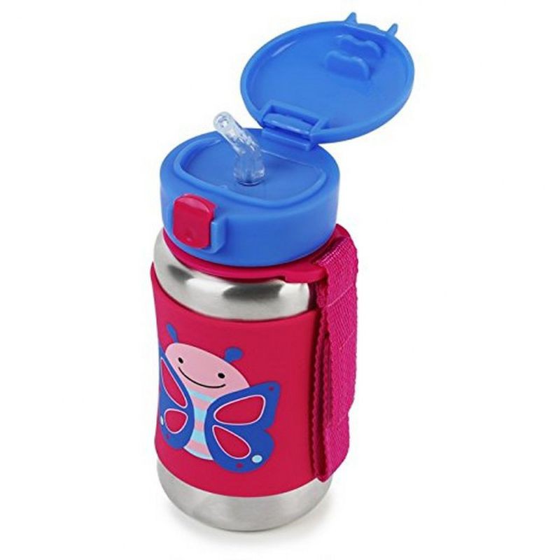 Skip Hop Stainless Steel Straw Bottle - Botol Minum Skiphop