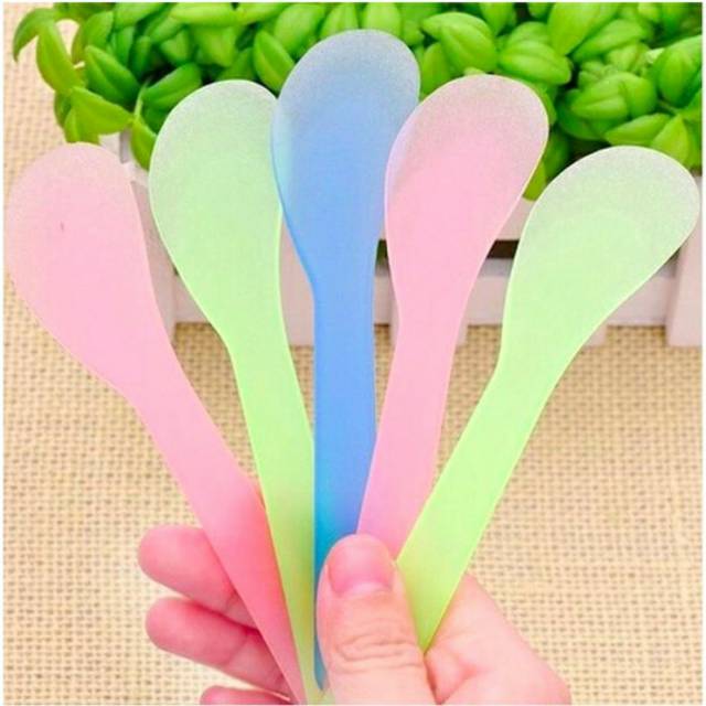 MASKER SPATULA PLASTIK / Sendok masker plastik / stick masker murah facial mask