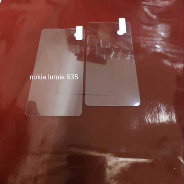 Tempered glass Nokia lumia 535 . 435 . XL anti gores kaca bening transparan screen guard pelindung layar