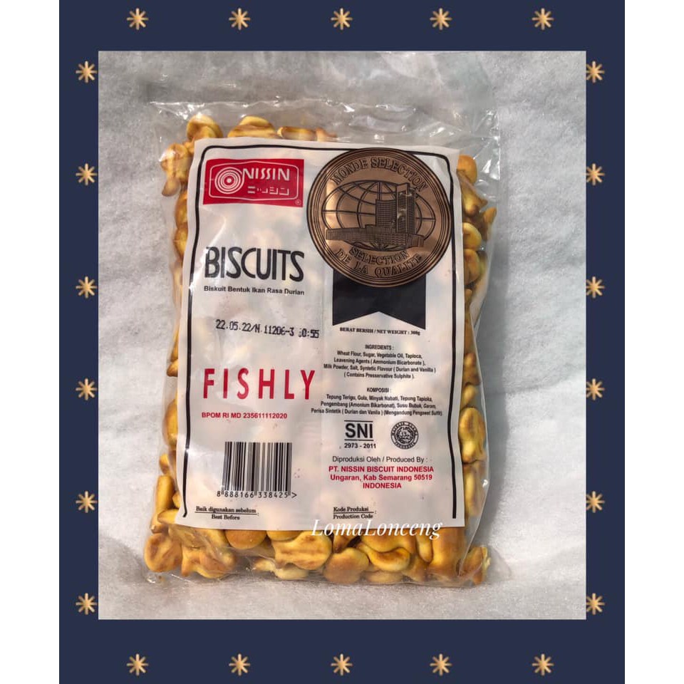 

Nissin Fishly Biscuits 300gr