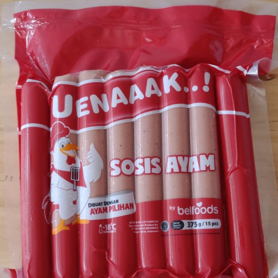 

Belfoods Uenak Sosis Ayam 345gr