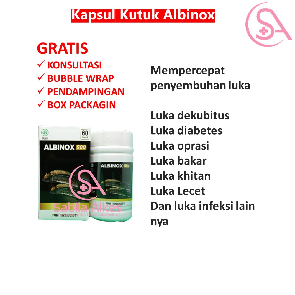Albinox Kapsul Kutuk Premium Pengering Luka