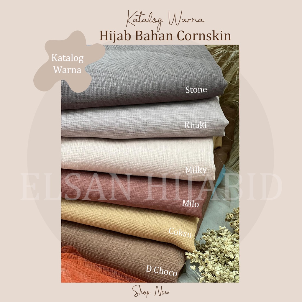 Segiempat Cornskin // Real pict warna sesuai katalog