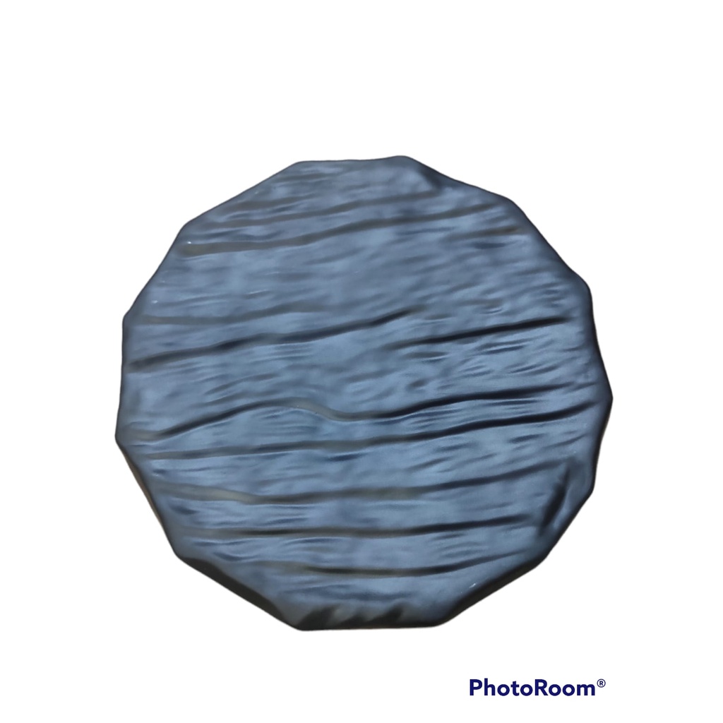 Piring Saji Restoran / Piring Serba Guna BULAT DOLSAN made in China Warna Hitam Diameter 28,5cm