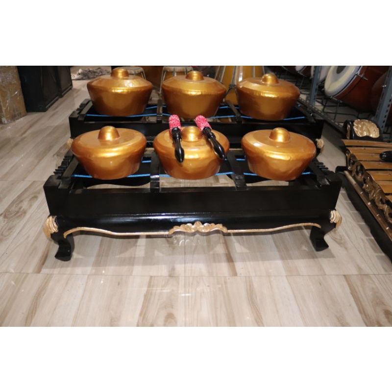 Bonang Jaranan Kuda Lumping Isi 3 Tanpa Dudukan