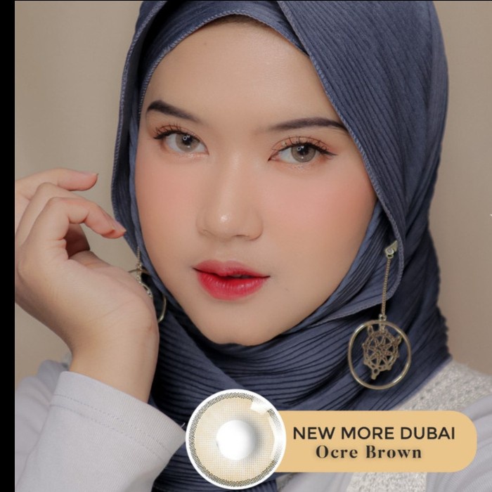Promo - Softlens New More Dubai / Softlense Soflens Soflen - Honey Brown, NORMAL - Sedia 1 pasang le