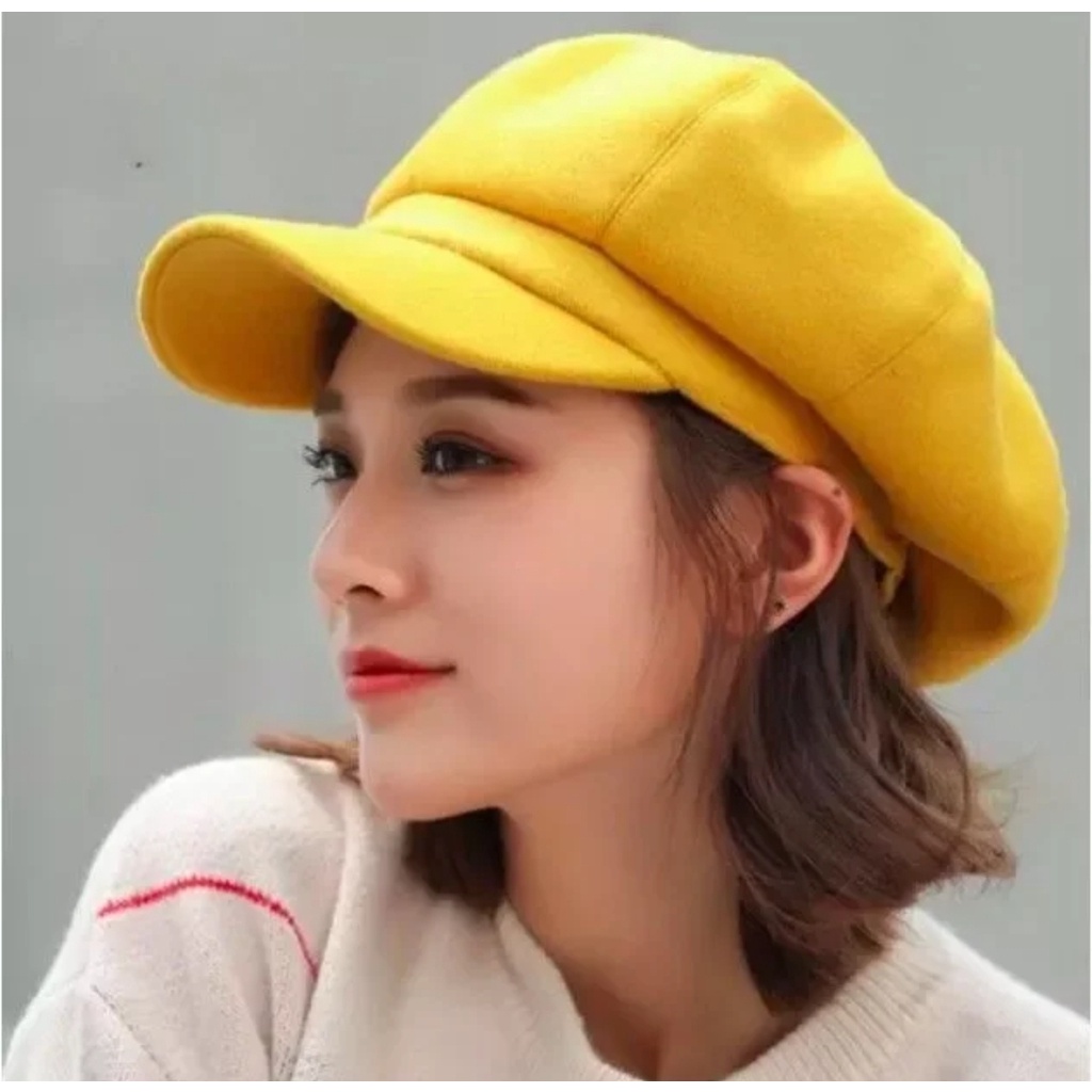 Topi Apollo Dewasa Wanita / Pet Cap Hat Casual Trendy Stylish