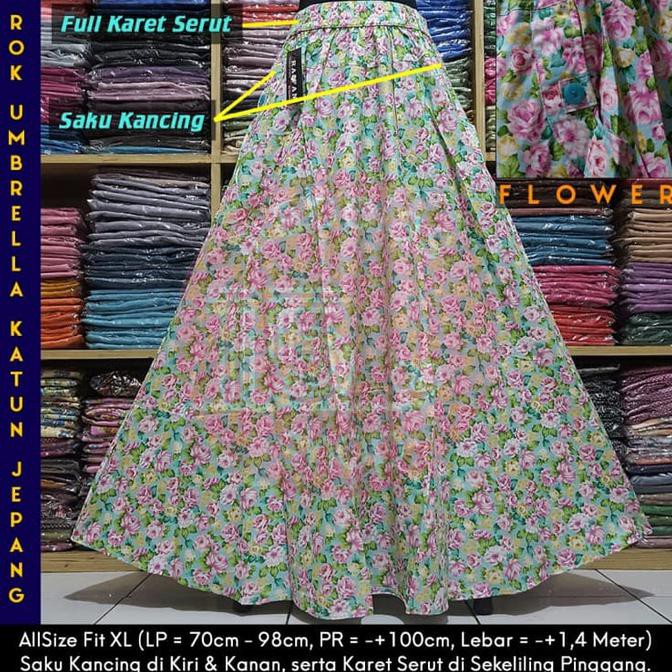 Wow 30 Gambar  Rok Lebar Motif  Bunga  Gambar  Bunga  HD